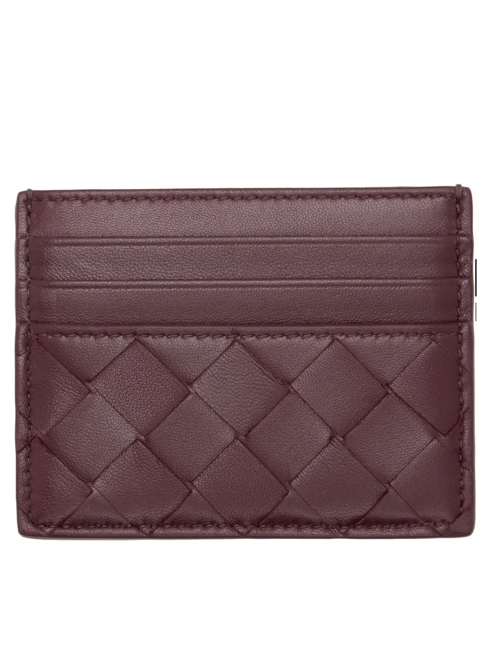 Intrecciato Leather Cardholder